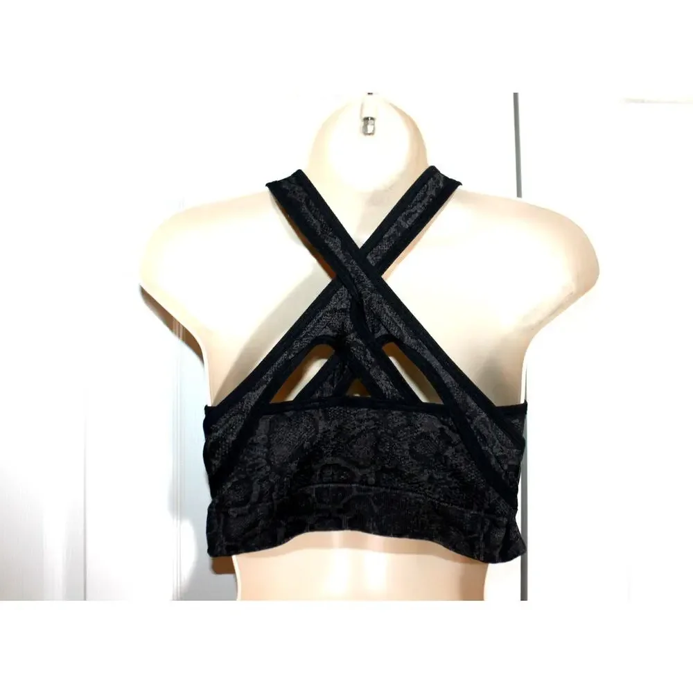 Gymshark Adapt Animal Print Seamless Sport Bra sz M